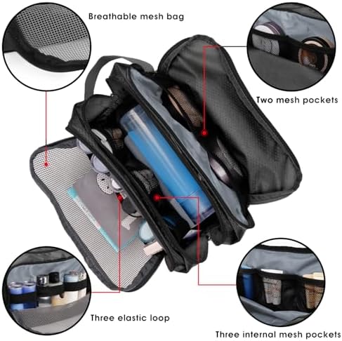 51ai0m48yl. ac .jpg WANDF Kulturbeutel Damen Reise Kulturbeutel Toilettenorganizer Kulturbeutel Kosmetiktasche