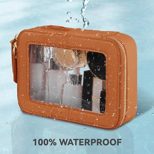 51bqpnvhnl. ac .jpg Prite Transparent Kosmetiktasche Durchsichtig Kulturtasche Damen Reise Organizer Wasserdicht Auto Organizer