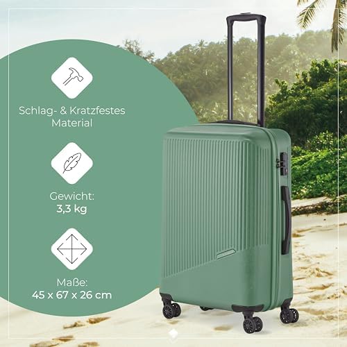 51bo0eepd l. ac .jpg Travelite Beautycase Hartschale Handgepäck, 36 cm, 17 Liter - Kosmetikkoffer mit Organizer- und Aufsteckfunktion für Rei