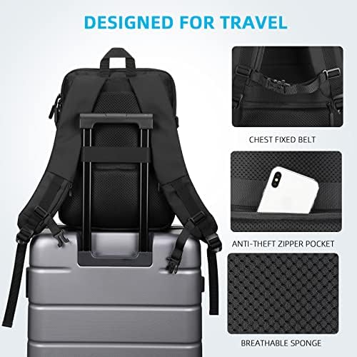 51czbgfzgal. ac .jpg HOMIEE Reiserucksack 40L Herren Wasserdicht Laptoprucksack Kabinenrucksack Trip Weekender Trip Camping