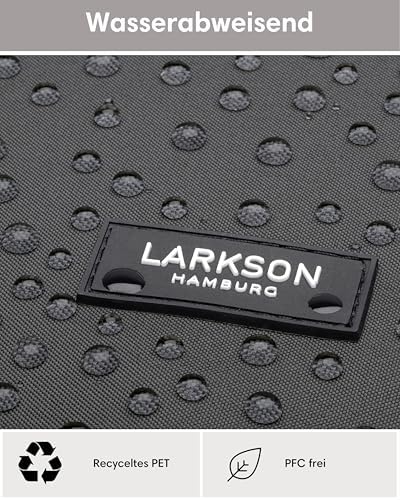 51e7eceftcl. ac .jpg LARKSON Laptop Rucksack Herren & Damen Schwarz - Notebook Backpack für Business- und Reisegebrauch - 16 Zoll Wasserabwei