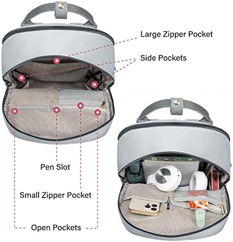 51eczmwud0l. ac .jpg Laptop Schulrucksack LOVEVOOK Damen Wasserabweisend Eleganter Schultasche für Schule Uni Reise Khaki Beige