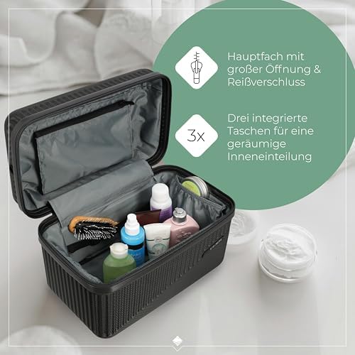 51fixawdsil. ac .jpg Travelite Beautycase Hartschale Handgepäck, 36 cm, 17 Liter - Kosmetikkoffer mit Organizer- und Aufsteckfunktion für Rei