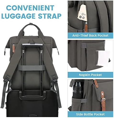 51gimscfvnl. ac .jpg LOVEVOOK Damen Wasserdicht Schulrucksack Schwarzujetzt shoppen! OEKO-TEX STANDARD 100