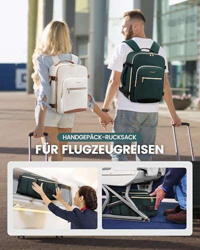 51gkaqzguwl. ac .jpg LOVEVOOK Ryanair Handgepäck für Damen Herren | Carry On Tasche 40x30x20cm | Eurowings Wizz Cabine Richtung | Laptop Komp