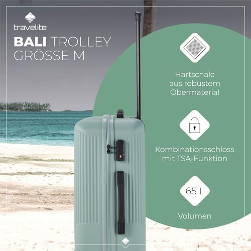 51hxsrtjyvl. ac .jpg Travelite Beautycase Hartschale Handgepäck, 36 cm, 17 Liter - Kosmetikkoffer mit Organizer- und Aufsteckfunktion für Rei
