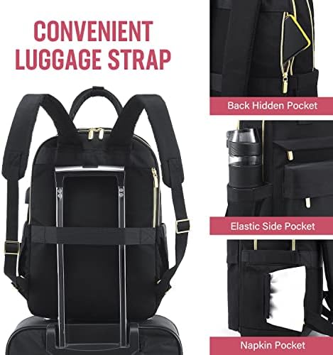 51j0ilhnhil. ac .jpg Laptop Schulrucksack LOVEVOOK Damen Wasserabweisend Eleganter Schultasche für Schule Uni Reise Khaki Beige