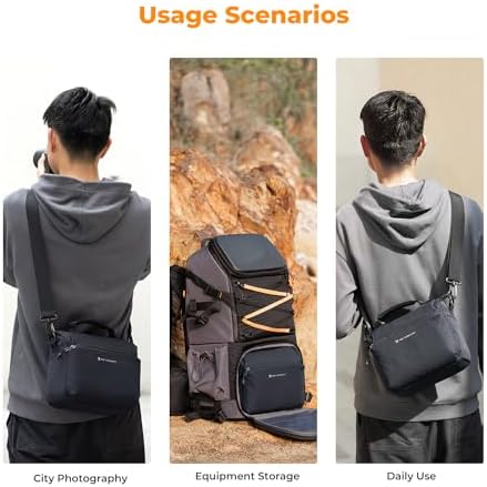 51jw6w4oupl. ac .jpg K&F CONCEPT Kamera-Rucksack Kameratasche Geeignet für den täglichen Gebrauch | Global Recycled Standard | Fotografen