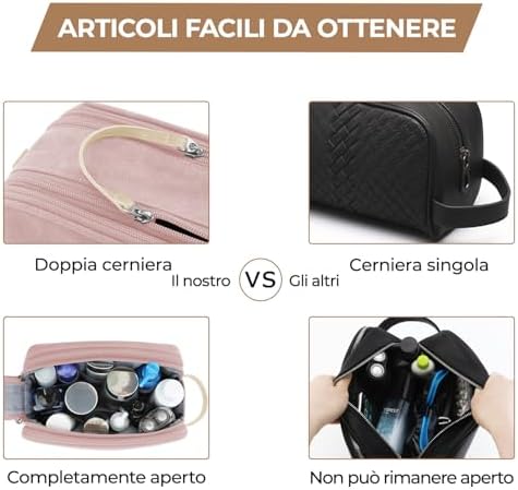 51kjvctgcyl. ac 1.jpg Bagsmart Wasserkräfte widerstehende Reisekulturtasche für Männer