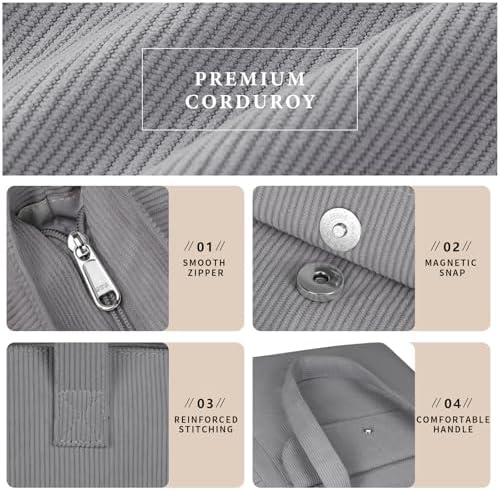 51ldynh9rvl. ac .jpg IGOLUMON Handtaschen Damen mit Reißverschluss und Magnetischer Druckknopf für Arbeit und Reisen - Große Tasche zum Trage