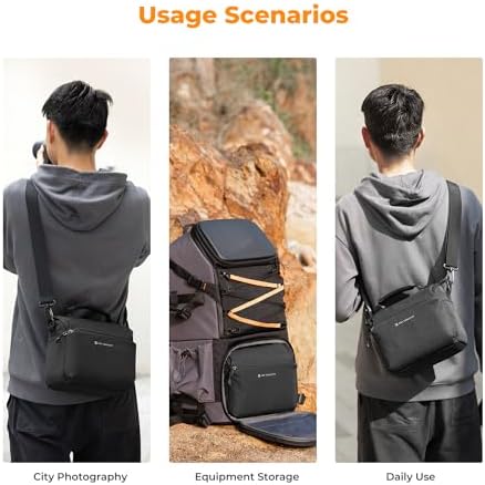 51nl5vm1tgl. ac .jpg K&F CONCEPT Kamera-Rucksack Kameratasche Geeignet für den täglichen Gebrauch | Global Recycled Standard | Fotografen