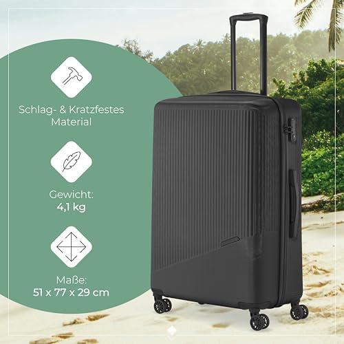 51ohbfalw2l. ac .jpg Travelite Beautycase Hartschale Handgepäck, 36 cm, 17 Liter - Kosmetikkoffer mit Organizer- und Aufsteckfunktion für Rei