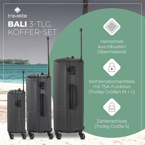 51ok1fowk0l. ac .jpg Travelite Beautycase Hartschale Handgepäck, 36 cm, 17 Liter - Kosmetikkoffer mit Organizer- und Aufsteckfunktion für Rei