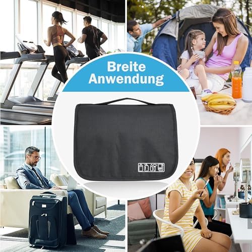 51pzh7kdejl. ac .jpg C-easb Kulturtasche zum Aufhängen für Badezimmer, gehende Reise-Kulturtasche für Damen und Herren