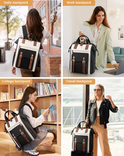 51qy0fpsnll. ac .jpg LOVEVOOK Damen Wasserdicht Schulrucksack Schwarzujetzt shoppen! OEKO-TEX STANDARD 100