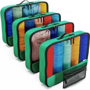 OW-Travel Packtaschen für Koffer - Koffer Organizer Set | Kofferzubehör für Reiseroute | Kleiderlagerung & Reisewürfel |