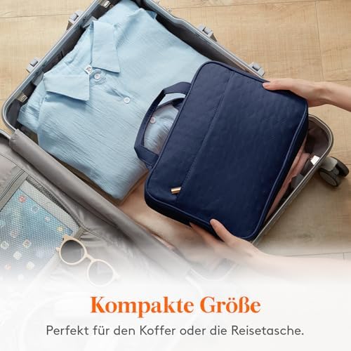 51rjffvvnl. ac .jpg Lifewit Reise Kulturbeutel Damen zum Aufhängen mit Organizer Funktion Groß Pink Recycled Claim Standard 100