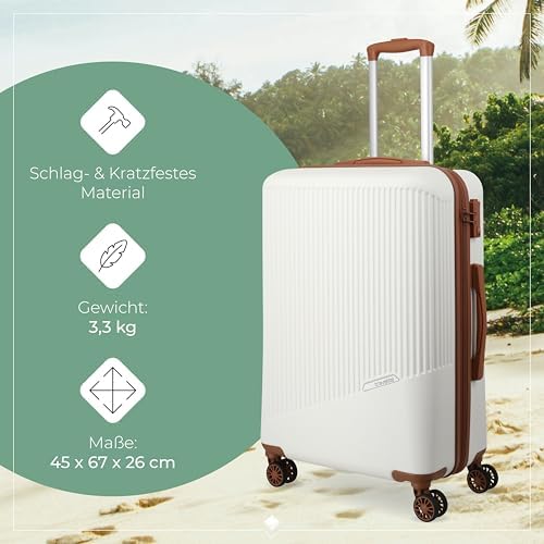 51soammmqwl. ac .jpg Travelite Beautycase Hartschale Handgepäck, 36 cm, 17 Liter - Kosmetikkoffer mit Organizer- und Aufsteckfunktion für Rei