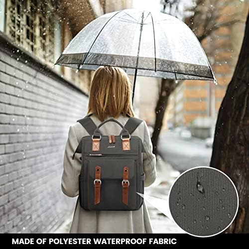 51szq4cikel. ac .jpg LOVEVOOK Damen Wasserdicht Schulrucksack Schwarzujetzt shoppen! OEKO-TEX STANDARD 100