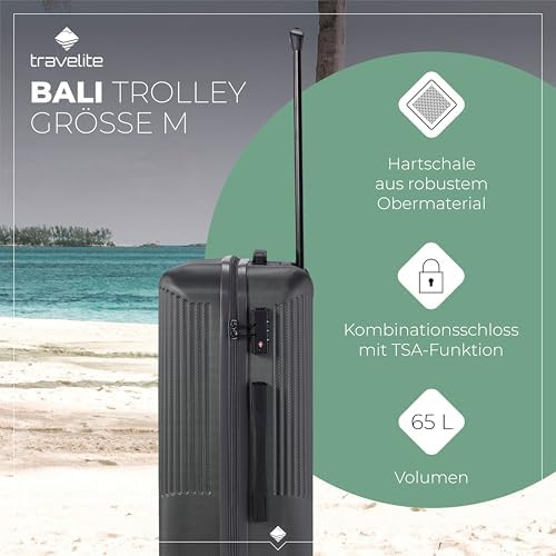 51twcdrfa8l. ac .jpg Travelite Beautycase Hartschale Handgepäck, 36 cm, 17 Liter - Kosmetikkoffer mit Organizer- und Aufsteckfunktion für Rei