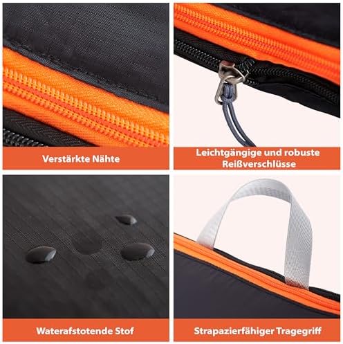 51u2viyddl. ac .jpg OW-Travel Koffer Kompression Packwürfel für Reiseurlaub und Business Reisen. 4stückiger Koffer Organizer. Reisetasche Ko