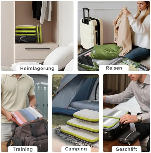 51udtvvo7 l. ac .jpg Cipway Kompression Koffer Organizer Set für Reiseorganizer