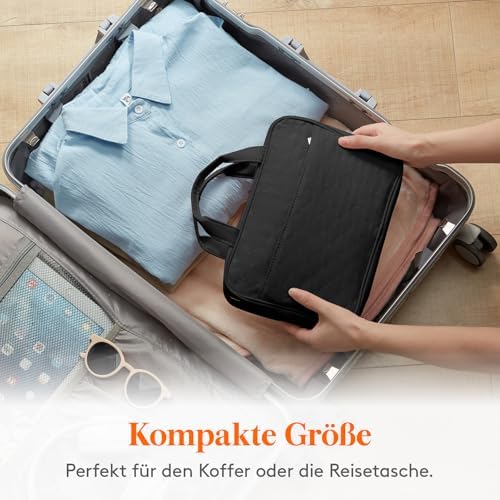 51w127rcvl. ac .jpg Lifewit Reise Kulturbeutel Damen zum Aufhängen mit Organizer Funktion Groß Pink Recycled Claim Standard 100