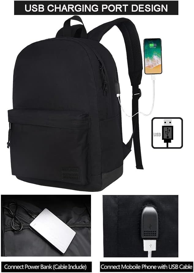 51xcx1qotkl. ac .jpg SUPACOOL Leichter Casual Laptop Rucksack mit Laptop Fach 15,6 Zoll | Modischer Rucksack für Studierende und Office-Worke