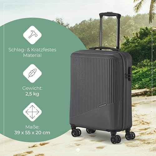 51xa8vgwenl. ac .jpg Travelite Beautycase Hartschale Handgepäck, 36 cm, 17 Liter - Kosmetikkoffer mit Organizer- und Aufsteckfunktion für Rei
