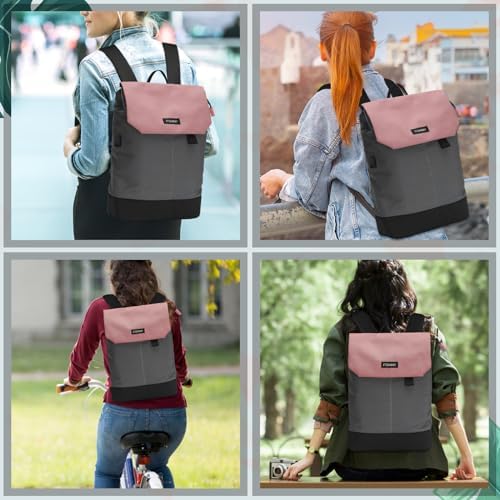 51ycalfdcwl. ac .jpg ITSHINY Rucksack Damen Wasserdicht Anti Diebstahl 16L für Ausflüge Uni Schule & Büro - Laptopfach 15,6 Zoll