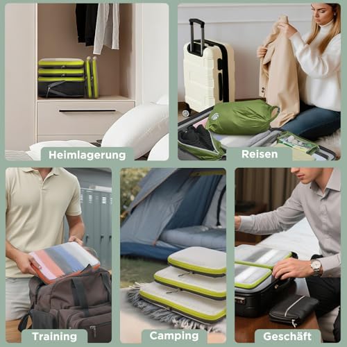 51z8hzaynkl. ac .jpg Cipway Kompression Koffer Organizer Set für Reiseorganizer