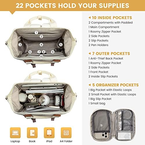 51bpghri7nl. ac .jpg LOVEVOOK Damen Wasserdicht Schulrucksack Schwarzujetzt shoppen! OEKO-TEX STANDARD 100