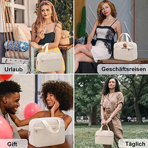 51ci6fde6l. ac .jpg LOIDOU Kulturtasche Damen zum Aufhängen - Große Kosmetiktasche, klein Reise Make-up Taschen Waschtasche für Frauen