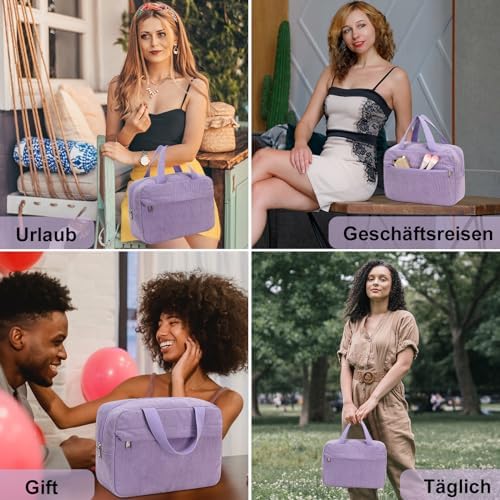 51e4 wfatcl. ac .jpg LOIDOU Kulturtasche Damen zum Aufhängen - Große Kosmetiktasche, klein Reise Make-up Taschen Waschtasche für Frauen