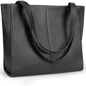 Echtleder Damen Gross Shopper Tasche befen mit 14 Zoll Laptopfach Mode Reisetasche