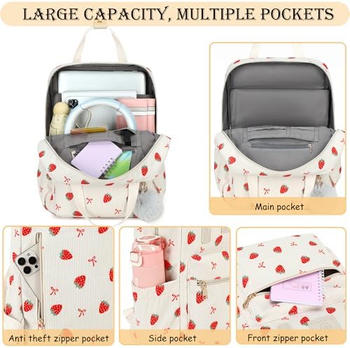 51fugkaw7cl. ac .jpg Makukke Anti-Theft Tasche für Damen & Herren Casual für Schule und City täglich