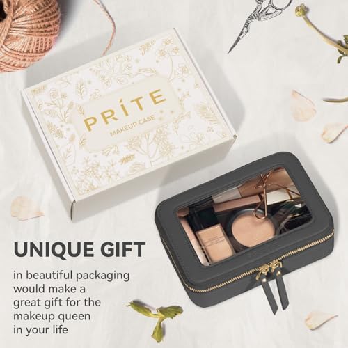 51feitirrgl. ac .jpg Prite Transparent Kosmetiktasche Durchsichtig Kulturtasche Damen Reise Organizer Wasserdicht Auto Organizer