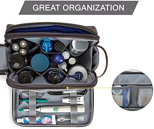 51gfkjxsms. ac 1.jpg Bagsmart Wasserkräfte widerstehende Reisekulturtasche für Männer