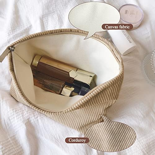51jqfdxplal. ac .jpg Yosemy Multifunktional Kosmetiktasche Waschtasche für Damen | Yosemy Khaki Cord-Kosmetiktasche zur Reise | Yosemy Multi