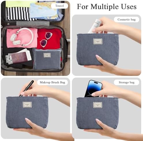 51jxepxed1l. ac .jpg Yosemy Multifunktional Kosmetiktasche Waschtasche für Damen | Yosemy Khaki Cord-Kosmetiktasche zur Reise | Yosemy Multi