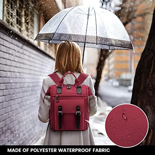 51keobmzwrl. ac .jpg LOVEVOOK Damen Wasserdicht Schulrucksack Schwarzujetzt shoppen! OEKO-TEX STANDARD 100