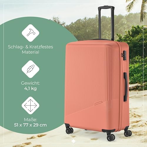 51mdjjfdll. ac .jpg Travelite Beautycase Hartschale Handgepäck, 36 cm, 17 Liter - Kosmetikkoffer mit Organizer- und Aufsteckfunktion für Rei