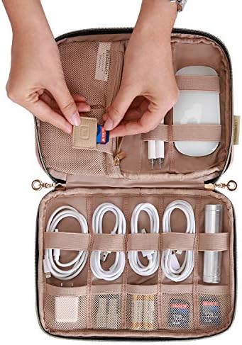 51meupysx7l. ac 2.jpg bagsmart Elektroniktasche, Powerbank und USB-Sticks, Reisefremden, Flugzeug, moderne Design, 2-Schwarz