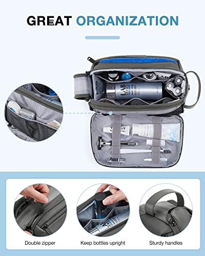 51nhzrxrupl. ac .jpg Bagsmart Kulturbeutel für Herren Reise Kulturtasche Schwarz