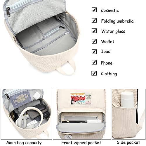 51ofjxc4qkl. ac .jpg Makukke Anti-Theft Tasche für Damen & Herren Casual für Schule und City täglich