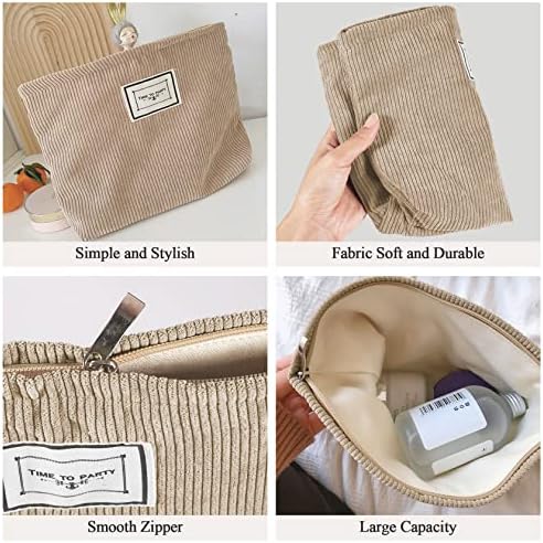 51pjzlvlhol. ac .jpg Yosemy Multifunktional Kosmetiktasche Waschtasche für Damen | Yosemy Khaki Cord-Kosmetiktasche zur Reise | Yosemy Multi