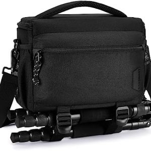 Bagsmart SLR DSLR Kameratasche Wasserdicht für Spiegelreflexkamera mit Regenhülle