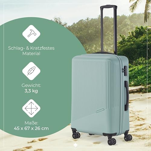 51tezjfdepl. ac .jpg Travelite Beautycase Hartschale Handgepäck, 36 cm, 17 Liter - Kosmetikkoffer mit Organizer- und Aufsteckfunktion für Rei