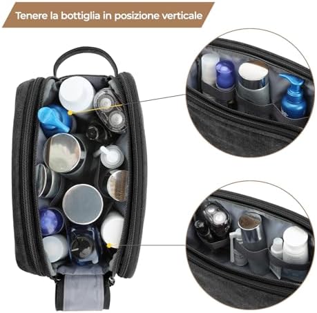 51tn5pmunl. ac 1.jpg Bagsmart Wasserkräfte widerstehende Reisekulturtasche für Männer