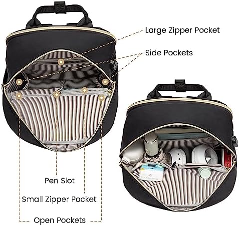 51w5cg0jwwl. ac .jpg Laptop Schulrucksack LOVEVOOK Damen Wasserabweisend Eleganter Schultasche für Schule Uni Reise Khaki Beige